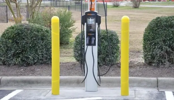 EV Charging Station Construction in Charlotte, NC 6 Level 2 charging station