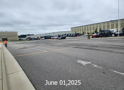 Commercial Design-Build Contractor in North Carolina | Broad Reach 2 day one parking lot