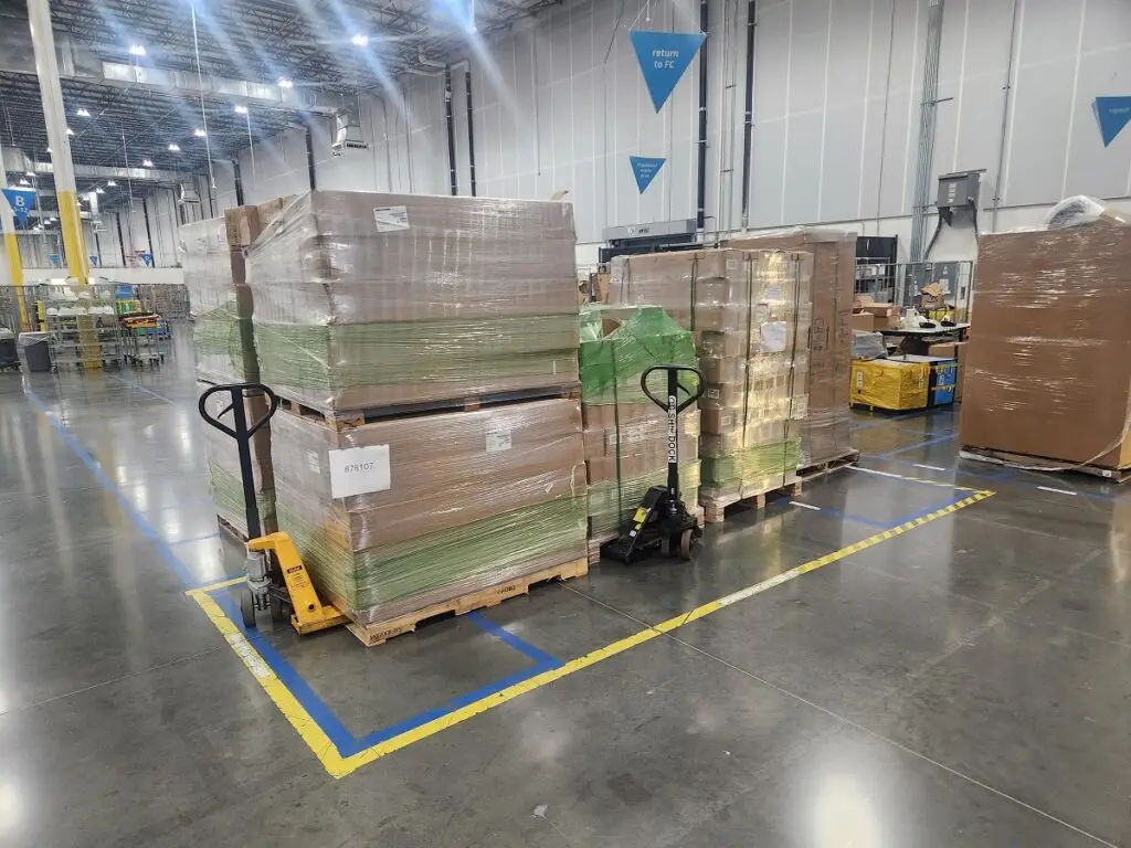 Interior warehouse construction in Raleigh North Carolina including electrical, lighting, and operational layout coordination