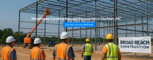 Pre-Construction Management Raleigh, NC 15 warehouse construction in Apex