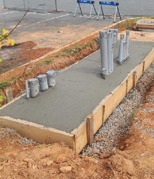 EV Charging Construction – Raleigh, NC 6 EV charger Construction