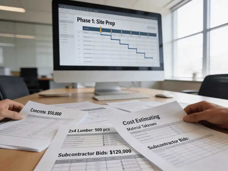 Pre-Construction Planning Services in Charlotte, NC 2 construction budgeting and scheduling during pre-construction in Charlotte