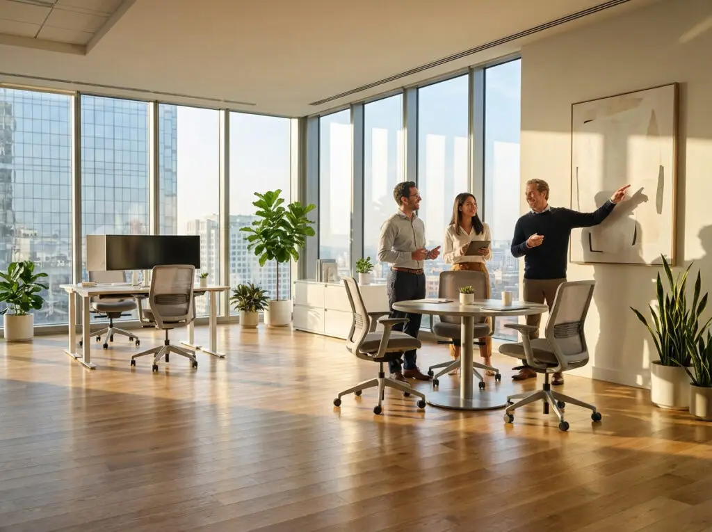 finished office space lillington