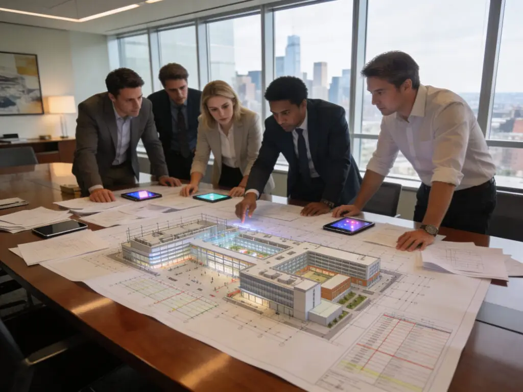 Planning meeting with architects and ownership.