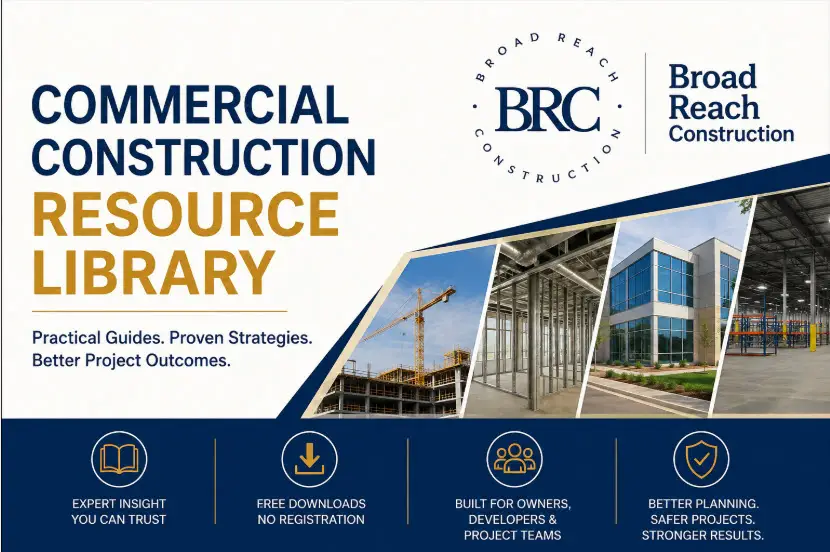 Commercial Construction Resource Library 2 Resource Library page by Broad Reach construction