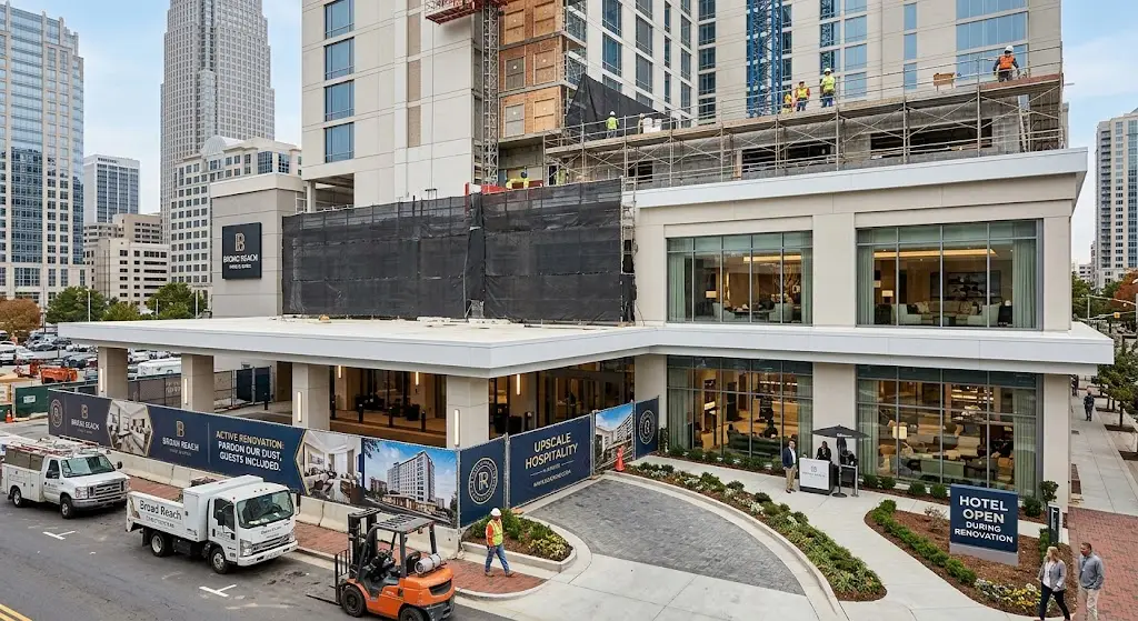 Hotel PIP renovation project in Charlotte, NC