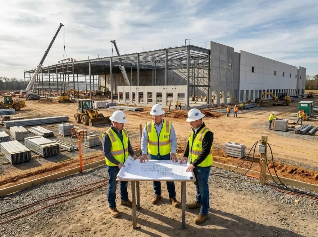 Industrial construction management project in Charlotte NC